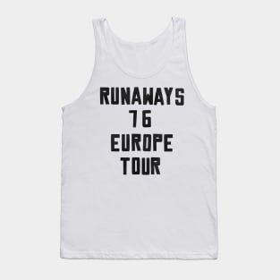Runaways 76 Europe Tour Tank Top